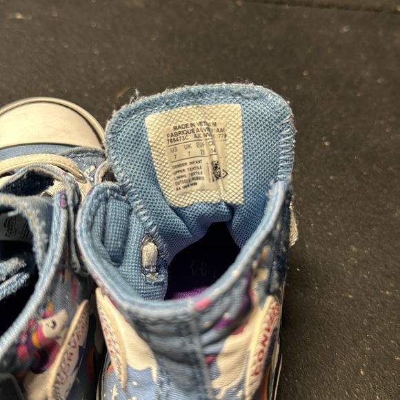 Converse Kids Chuck Taylor All-Star 1V Unicorns Light Blue/White - Picture 6 of 6